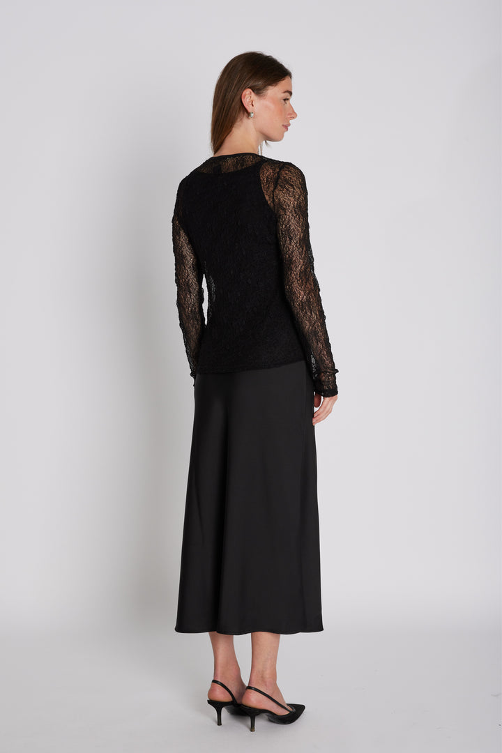 PBO PBOEllo nederdel SKIRTS Sort