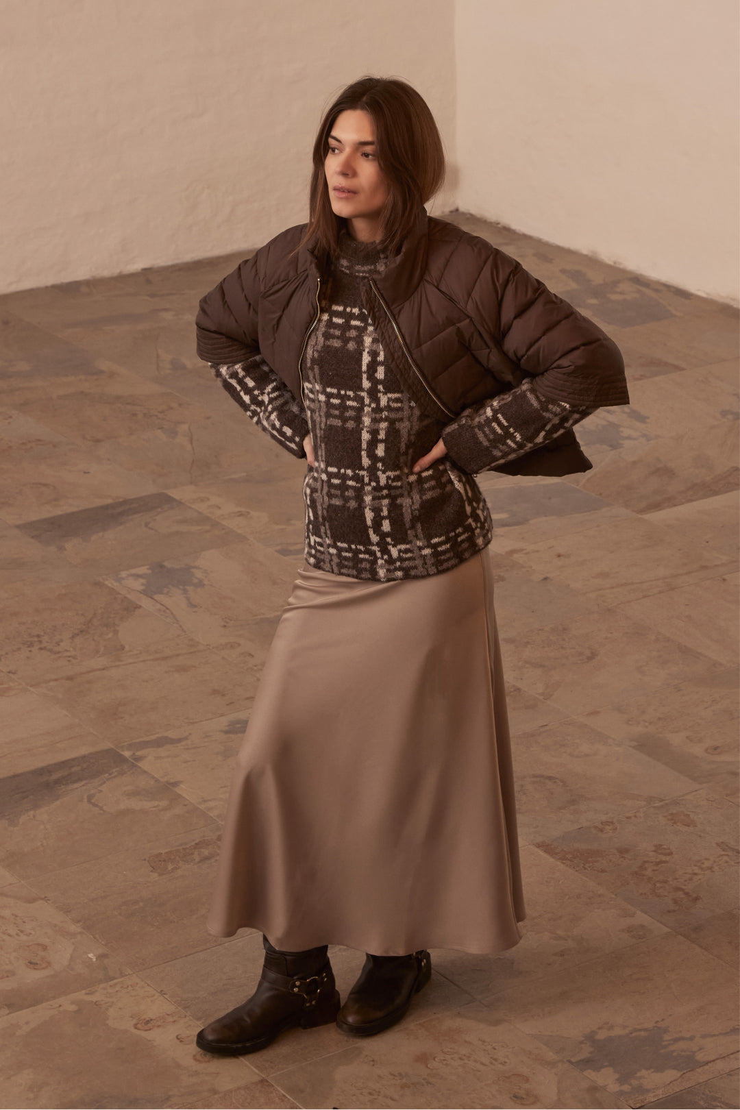 PBO PBOEllo nederdel SKIRTS 154 Sandstone