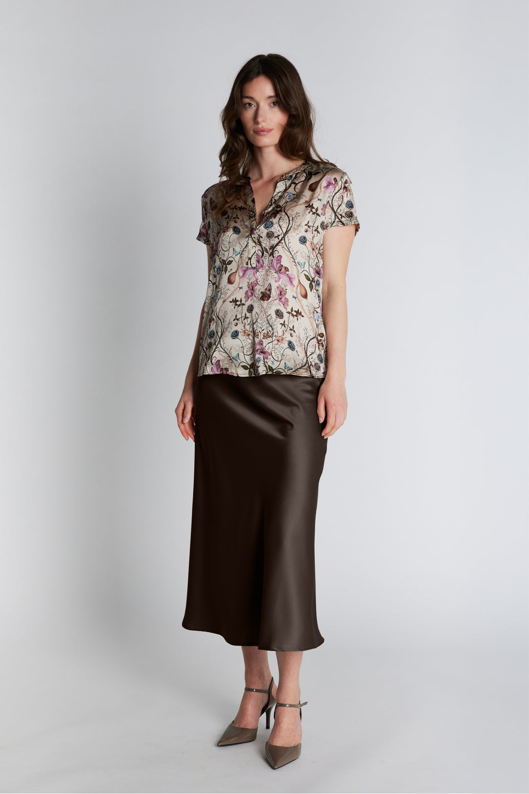 PBO PBOEllo nederdel SKIRTS 698 Smoke