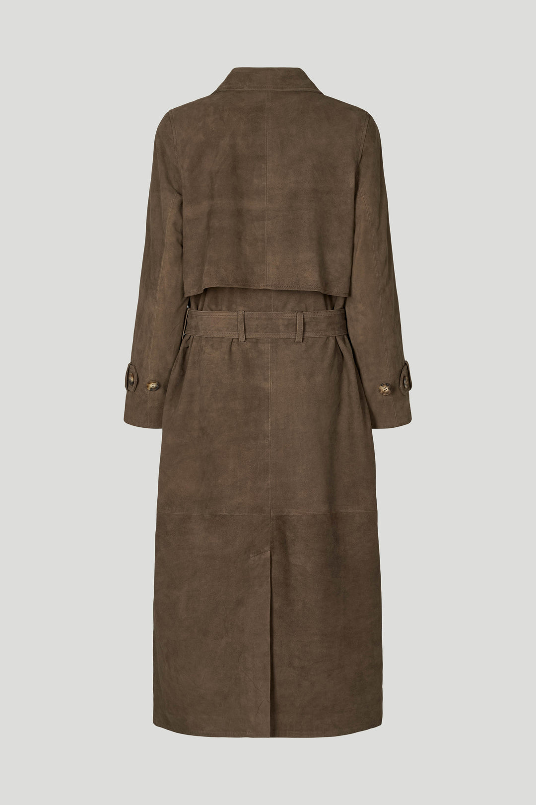 PBO PBOElva ruskind lang trenchcoat OUTERWEAR 698 Smoke
