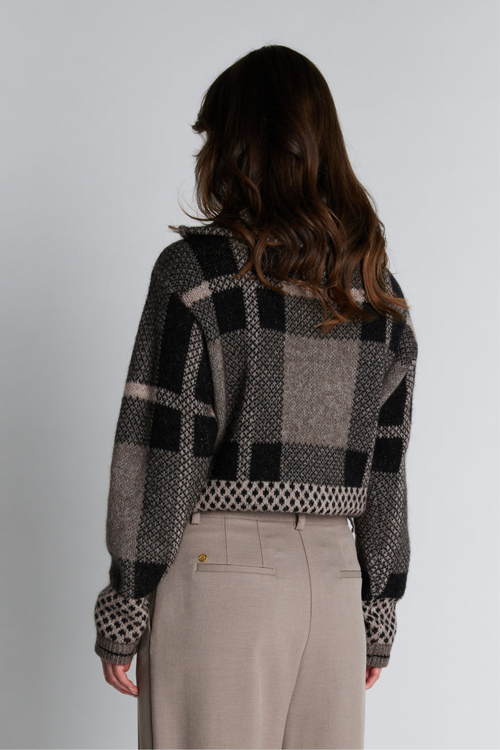 PBO PBOEmily strik cardigan KNITWEAR 154 Sandstone