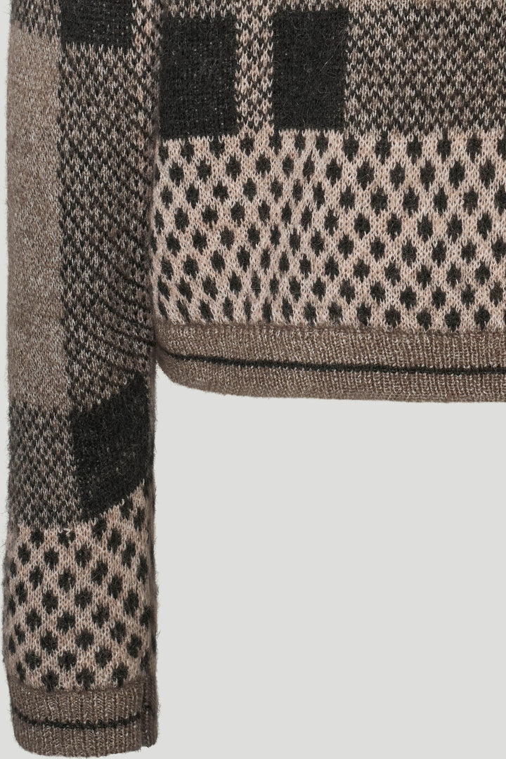 PBO PBOEmily strik cardigan KNITWEAR 154 Sandstone