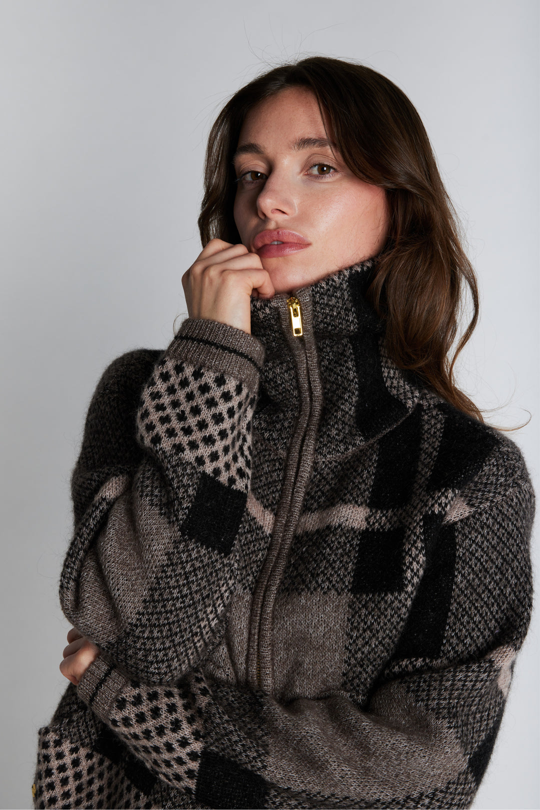 PBO PBOEmily strik cardigan KNITWEAR 154 Sandstone