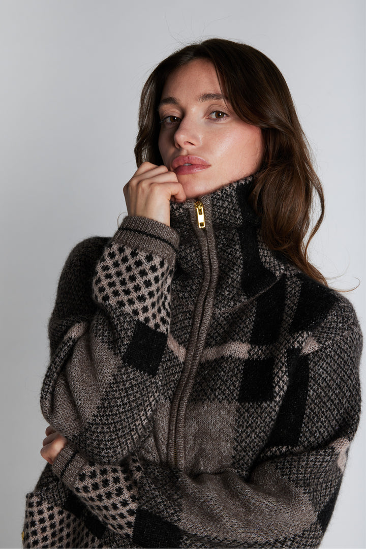PBO PBOEmily strik cardigan KNITWEAR 154 Sandstone