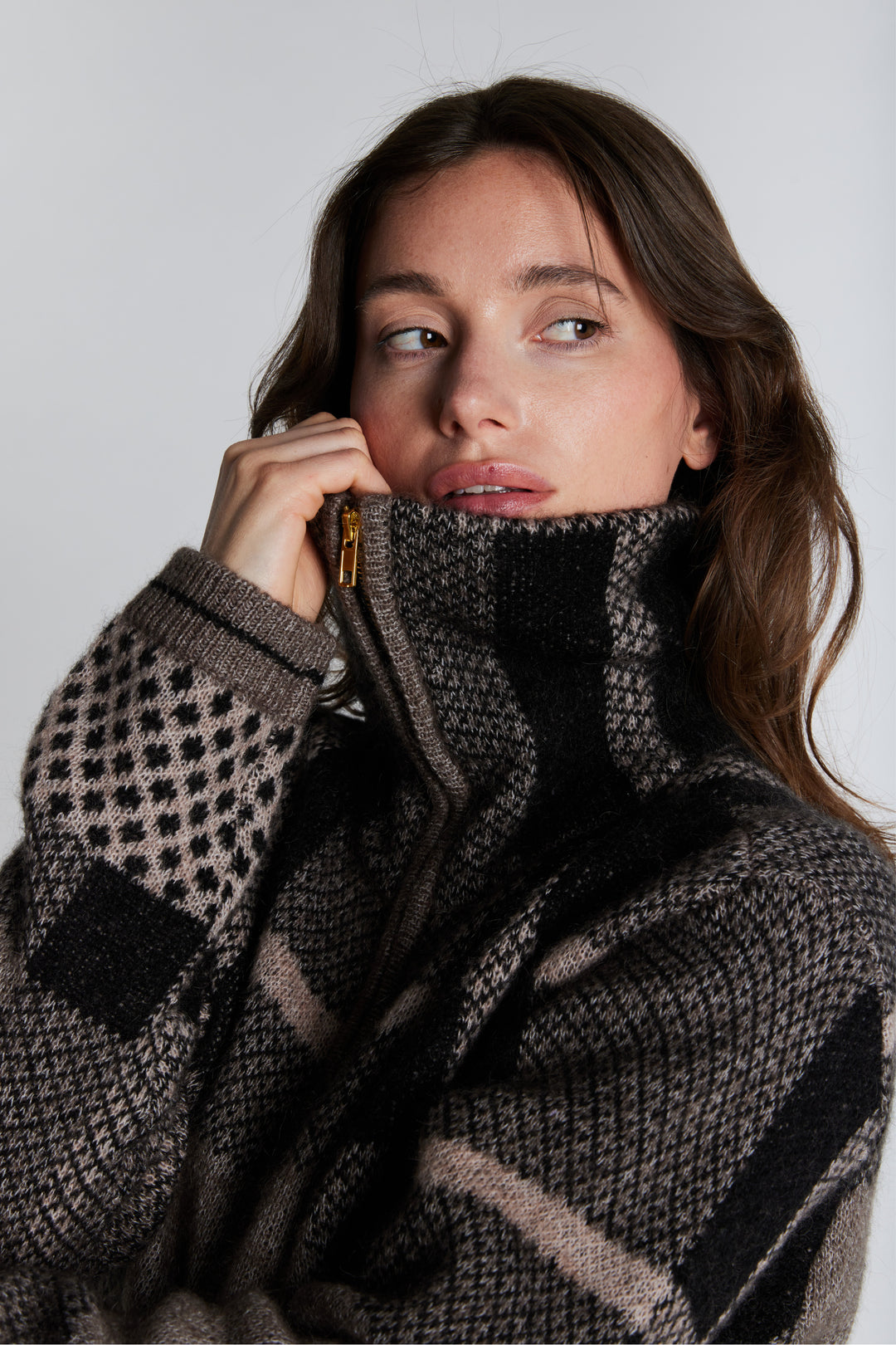 PBO PBOEmily strik cardigan KNITWEAR 154 Sandstone