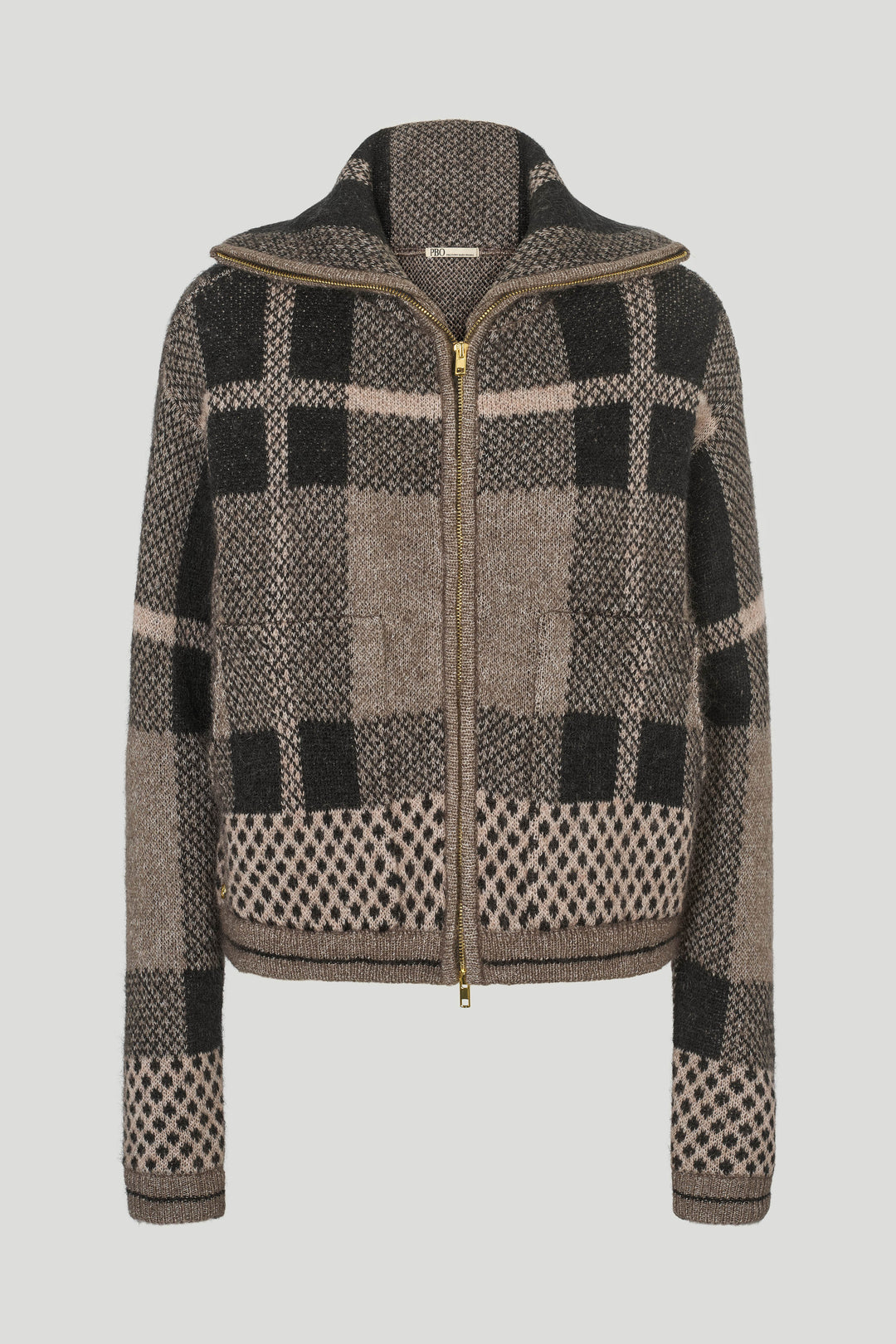 PBO PBOEmily strik cardigan KNITWEAR 154 Sandstone