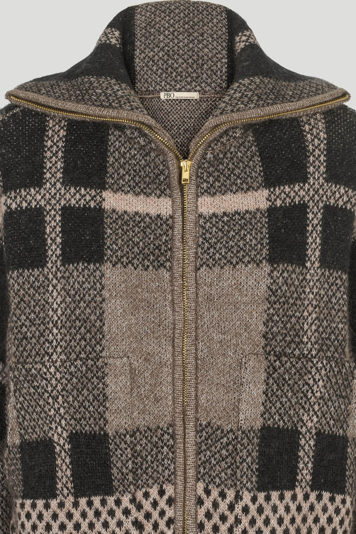 PBO PBOEmily strik cardigan KNITWEAR 154 Sandstone