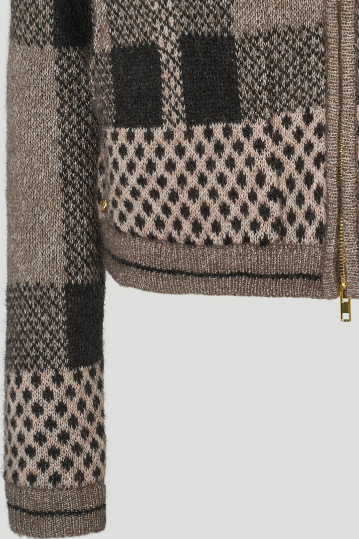 PBO PBOEmily strik cardigan KNITWEAR 154 Sandstone