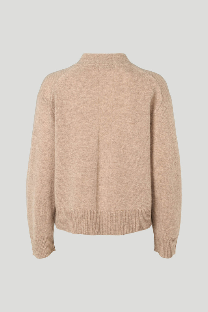 PBO PBOEnia strikcardigan KNITWEAR 55 Sand melange