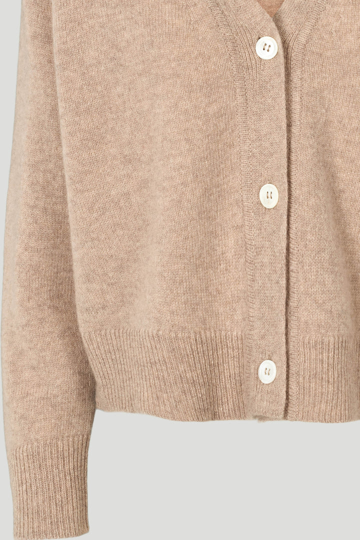 PBO PBOEnia strikcardigan KNITWEAR 55 Sand melange