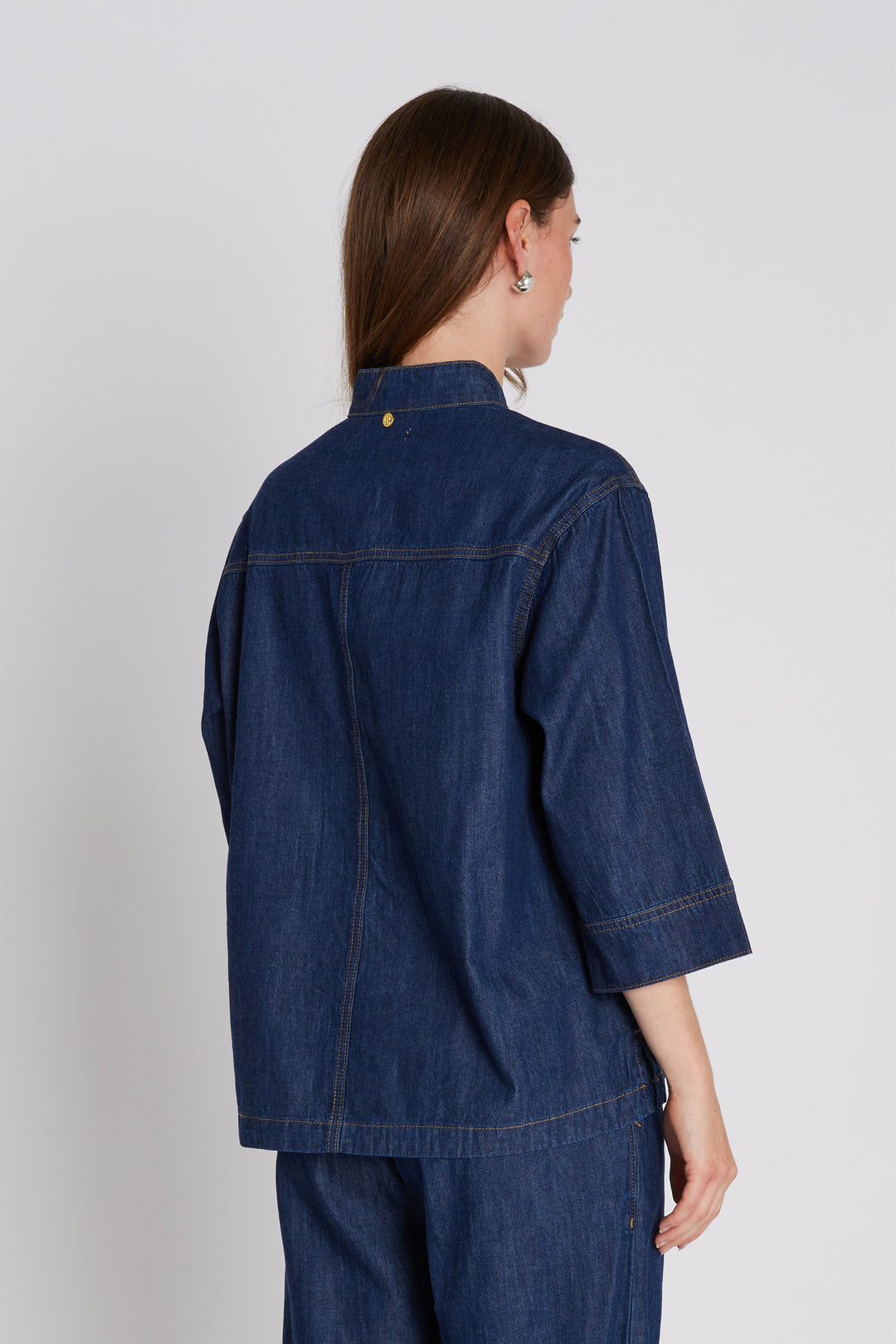 PBO PBOEssence skjorte SHIRTS 253 Dark denim