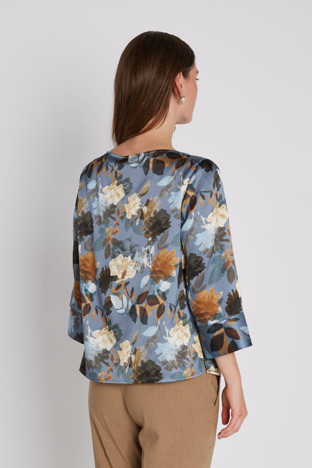 PBO PBOEtta bluse BLOUSE 687 Dark flower print