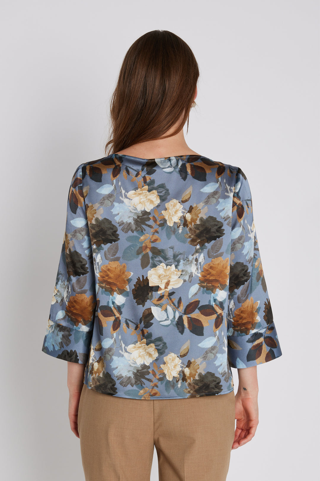 PBO PBOEtta bluse BLOUSE 687 Dark flower print