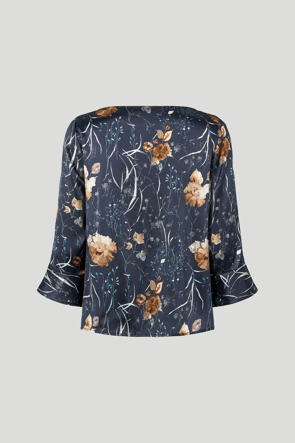 PBO PBOEtta silkebluse BLOUSE 837 Dark flower