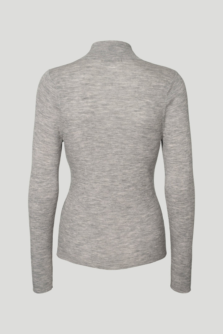 PBO PBOFreesia strikbluse KNITWEAR 698 Smoke
