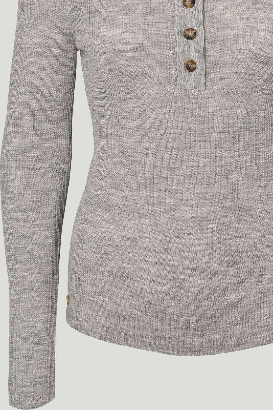 PBO PBOFreesia strikbluse KNITWEAR 698 Smoke