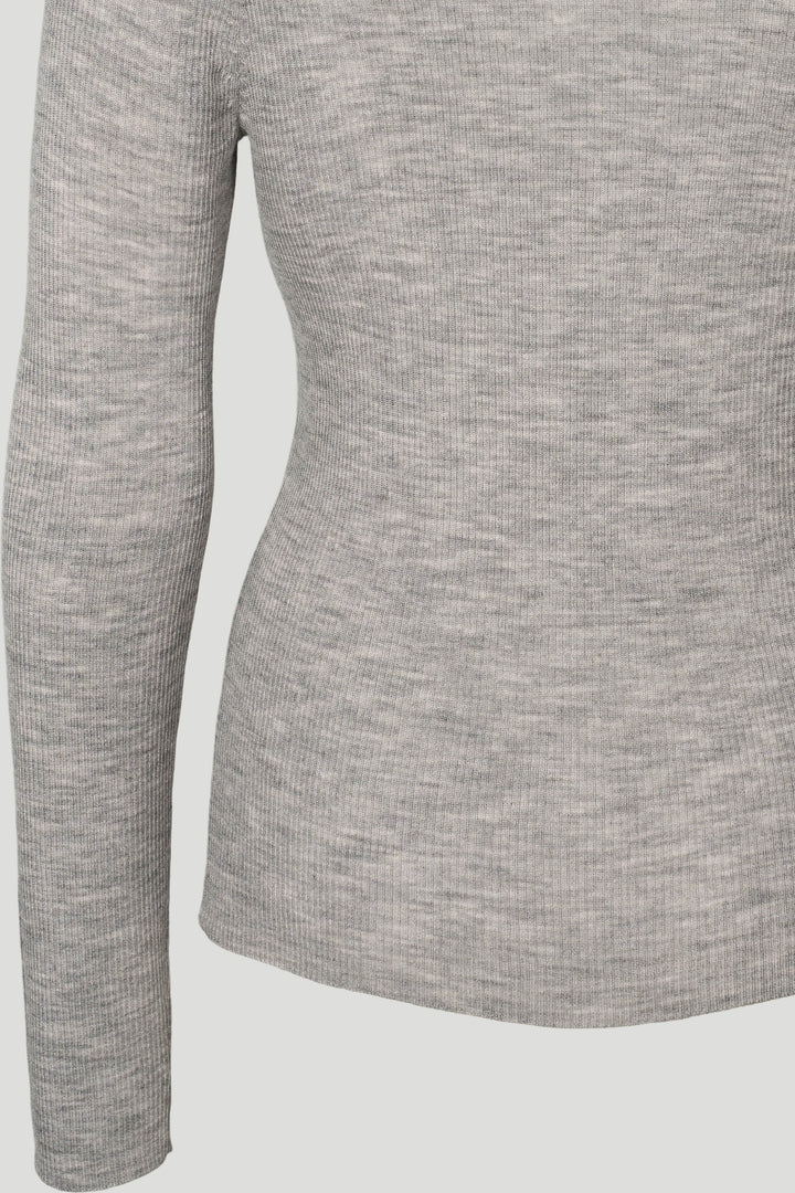 PBO PBOFreesia strikbluse KNITWEAR 698 Smoke