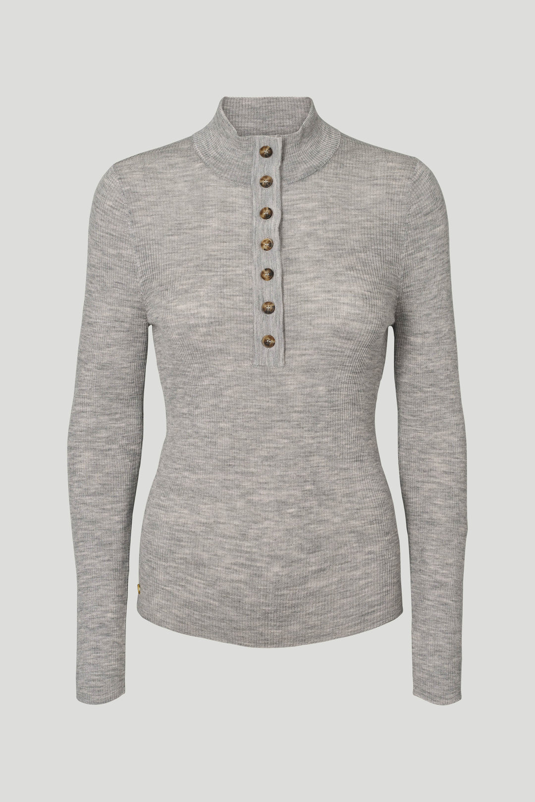 PBO PBOFreesia strikbluse KNITWEAR 698 Smoke