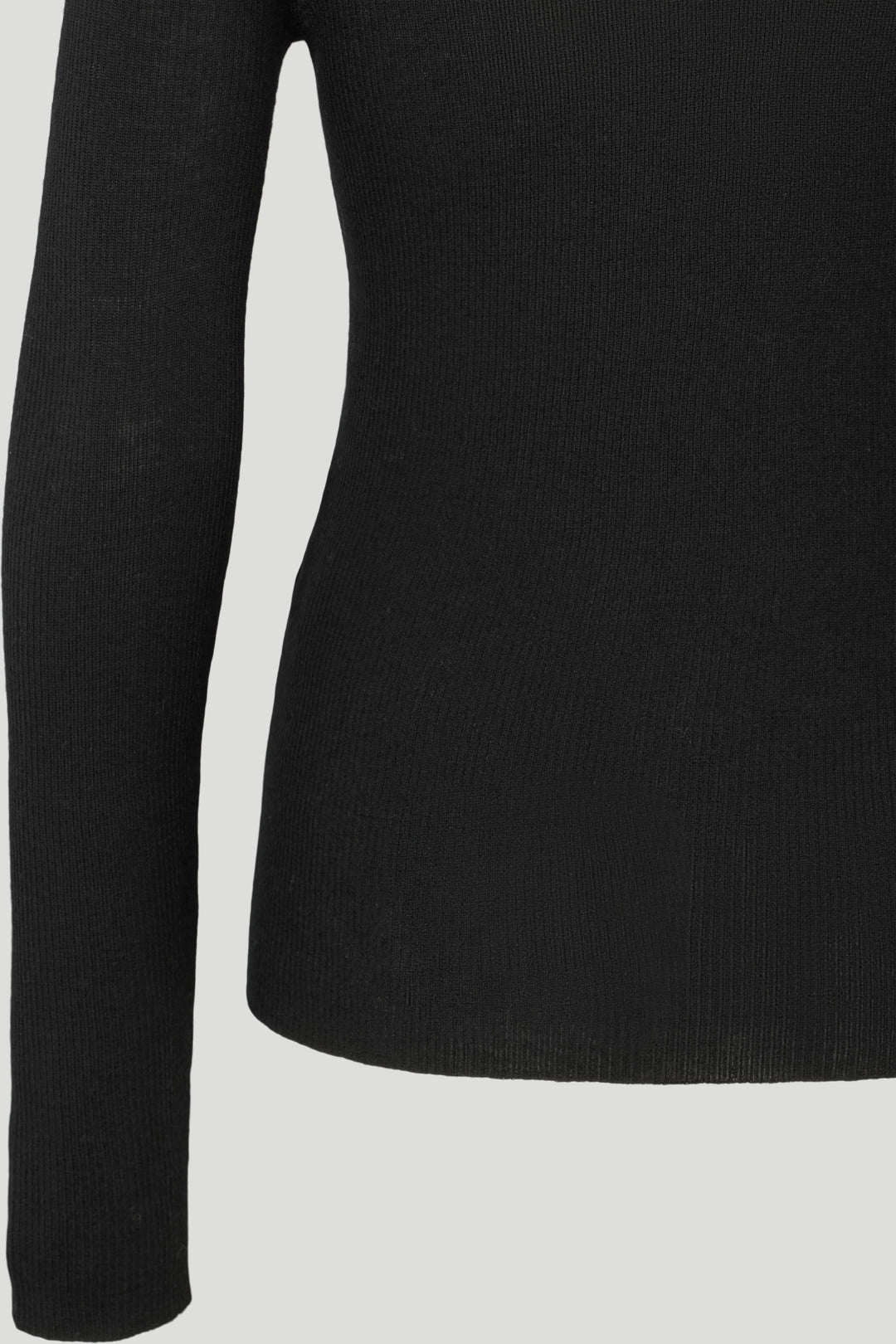 PBO PBOFreesia strikbluse KNITWEAR Sort