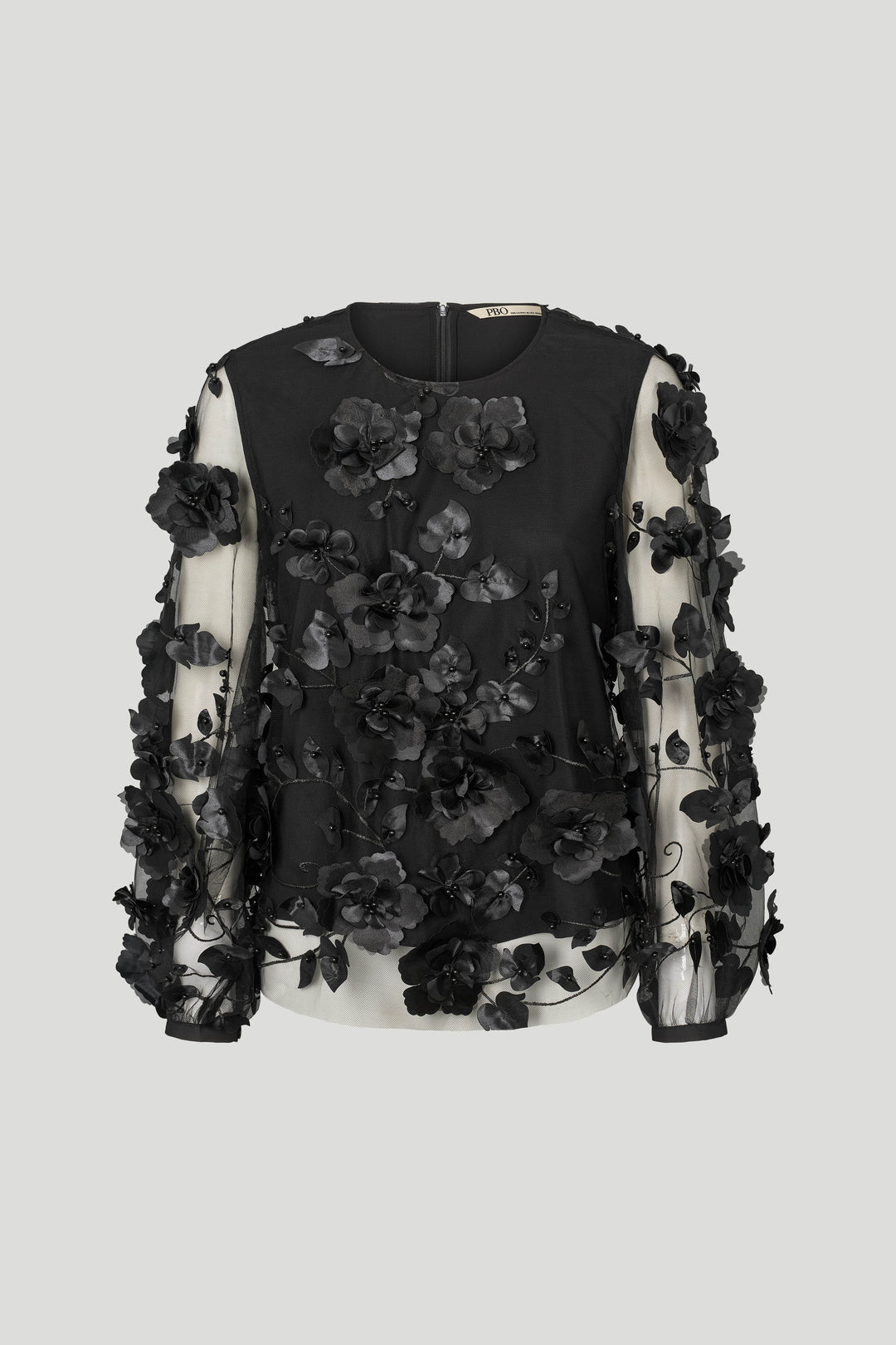 PBO PBOGiron bluse BLOUSE Sort