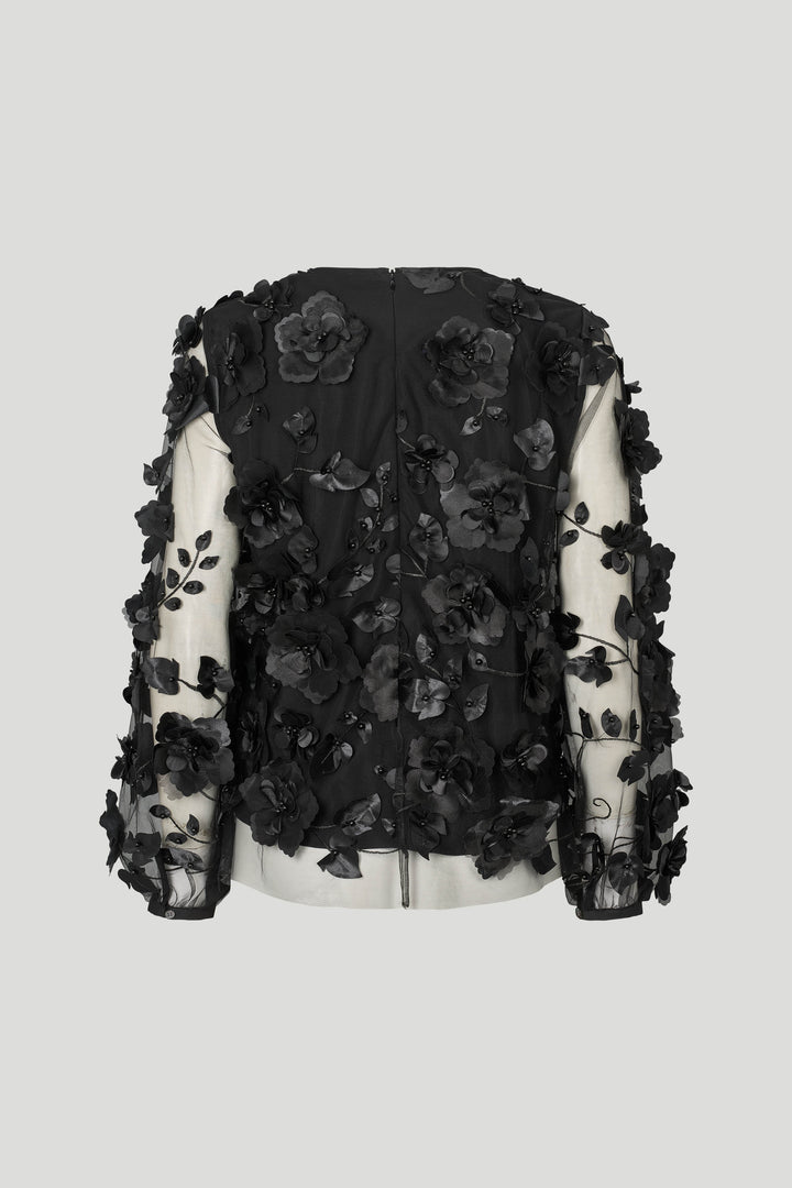 PBO PBOGiron bluse BLOUSE Sort