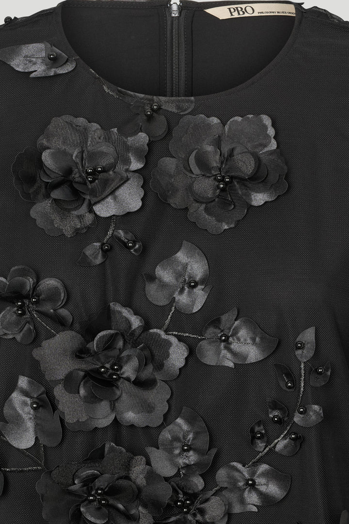 PBO PBOGiron bluse BLOUSE Sort