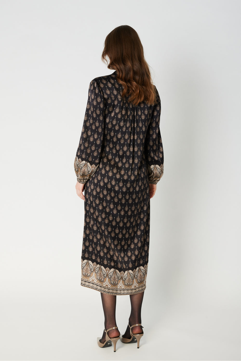 PBO PBOHanna silkekjole DRESSES 992 Black mix