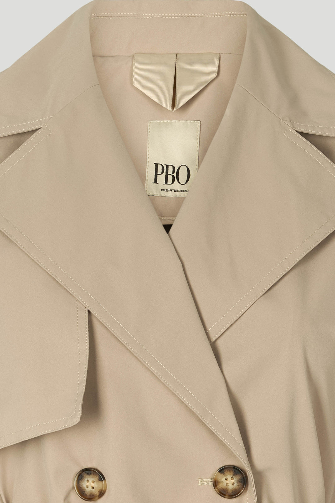PBO PBOHillena trenchcoat OUTERWEAR 04 Light-sand