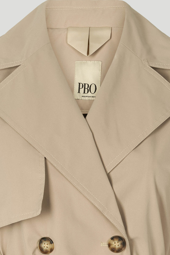 PBO PBOHillena trenchcoat OUTERWEAR 04 Light-sand