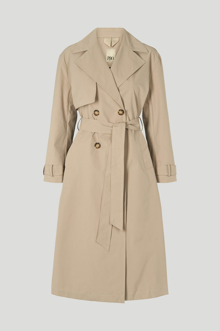 PBO PBOHillena trenchcoat OUTERWEAR 04 Light-sand