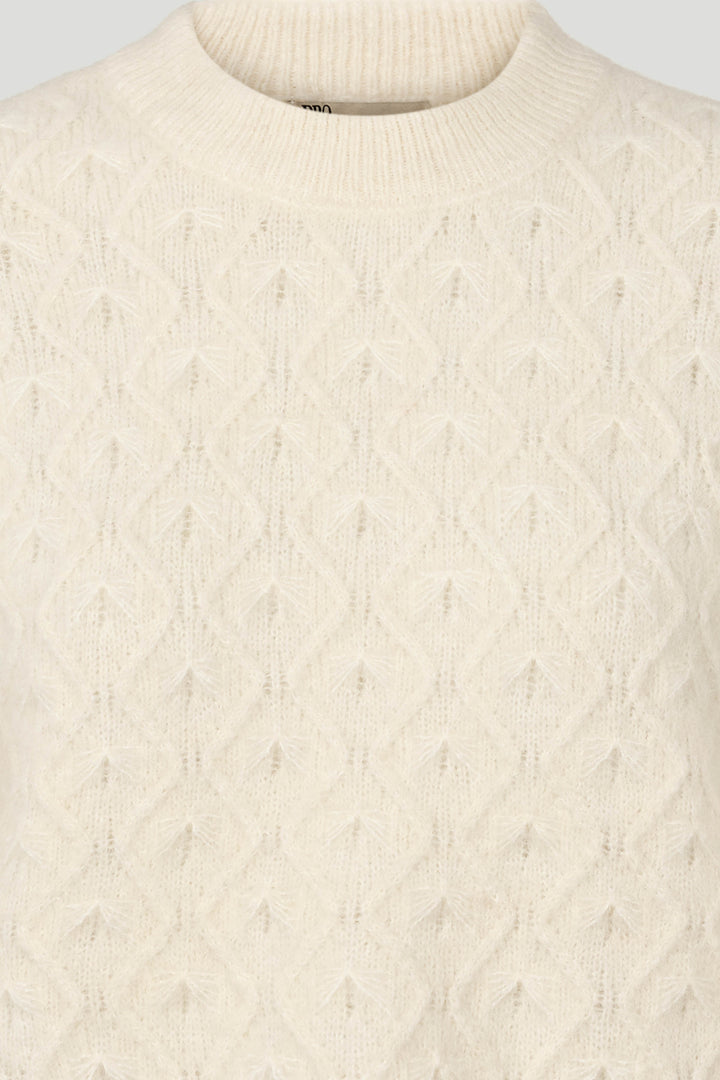 PBO PBOHopps striktrøje KNITWEAR, HEAVY 03 Ecru