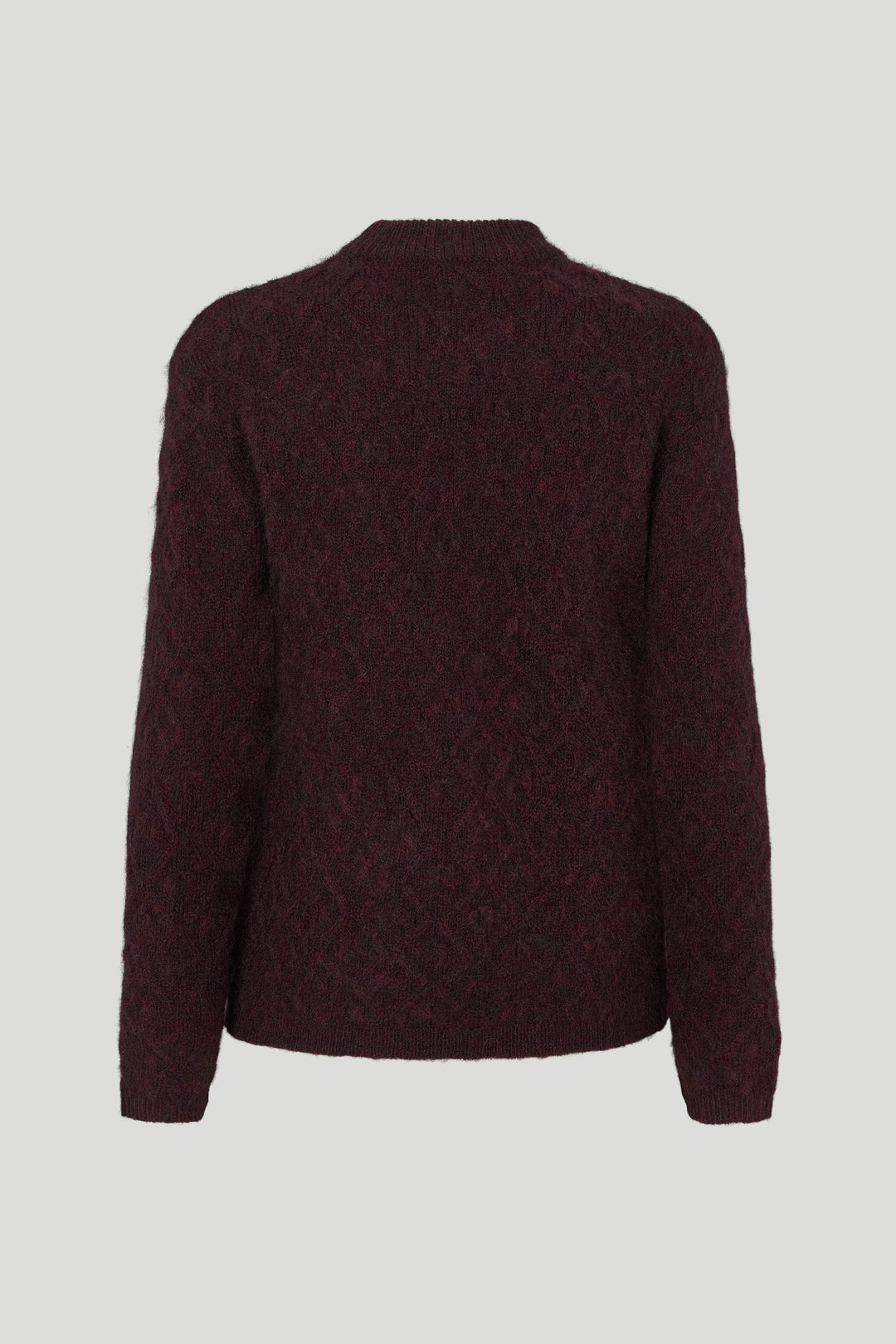 PBO PBOHopps striktrøje KNITWEAR, HEAVY 63 Deep bordeaux