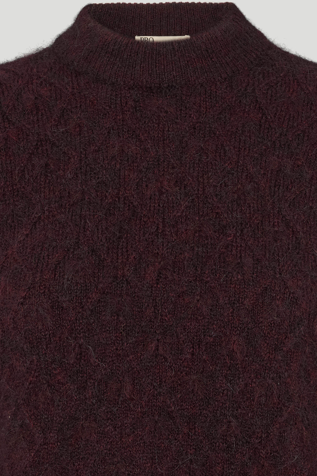 PBO PBOHopps striktrøje KNITWEAR, HEAVY 63 Deep bordeaux