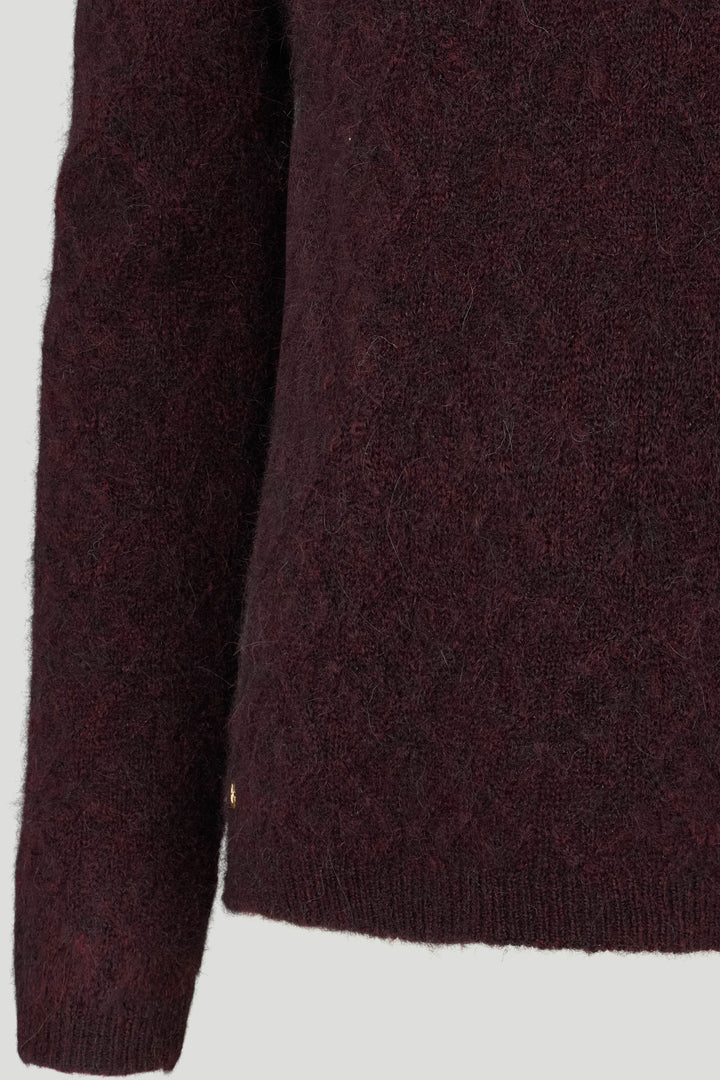 PBO PBOHopps striktrøje KNITWEAR, HEAVY 63 Deep bordeaux