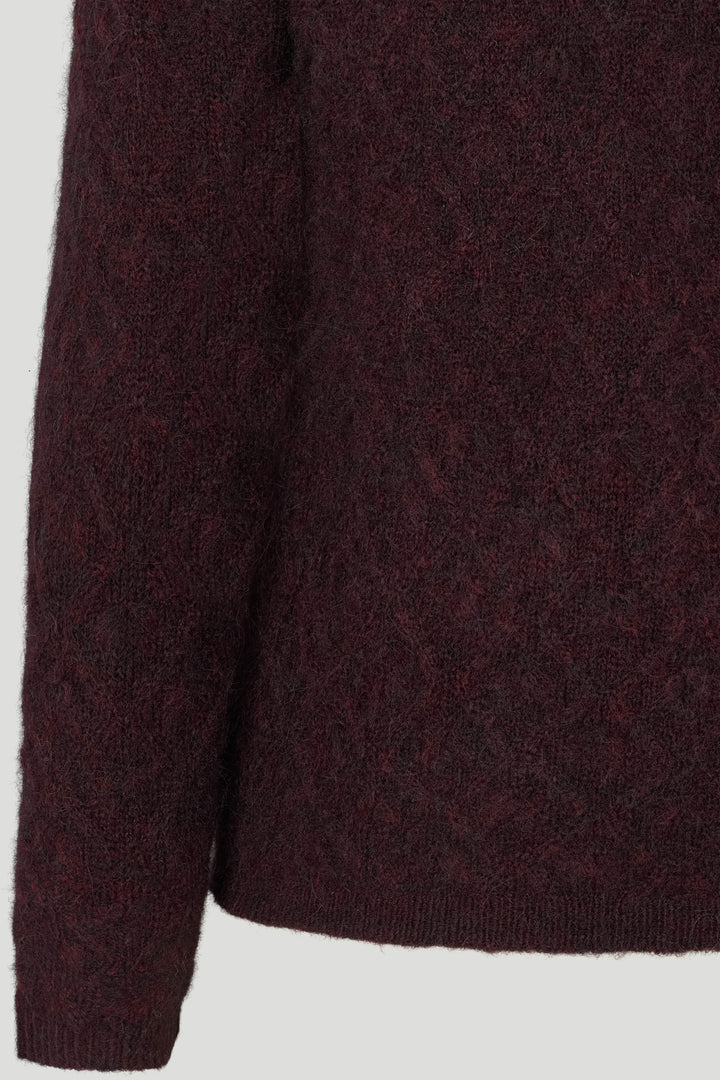 PBO PBOHopps striktrøje KNITWEAR, HEAVY 63 Deep bordeaux