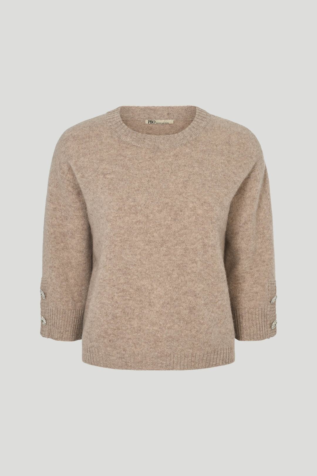PBO PBOJoba striktrøje KNITWEAR 154 Sandstone