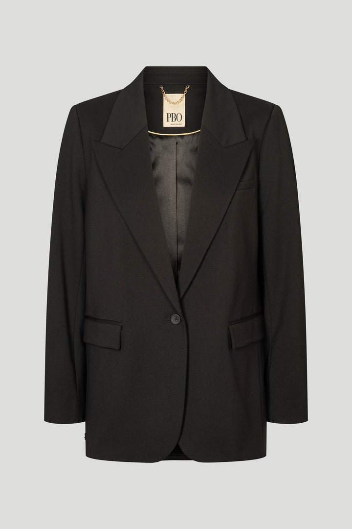 PBO PBOJoyManisa blazer BLAZERJACKETS Sort
