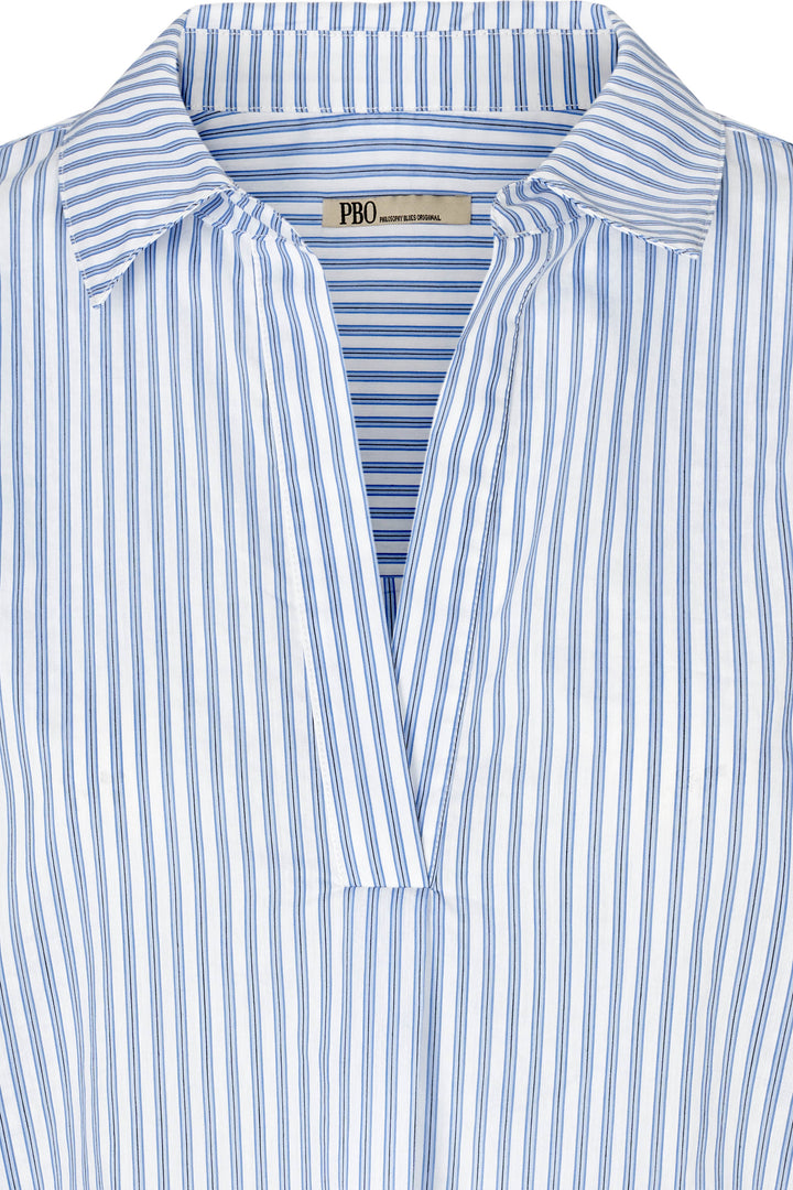 PBO PBOKatta bluse BLOUSE 943 Blue stripe
