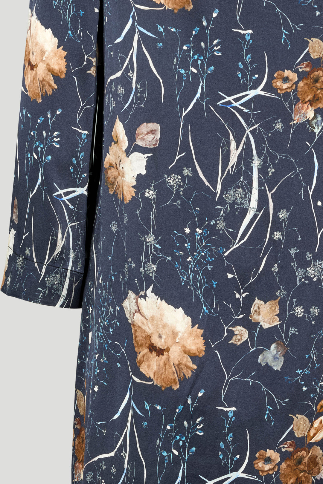 PBO PBOKhalia silkekjole DRESSES 837 Dark flower