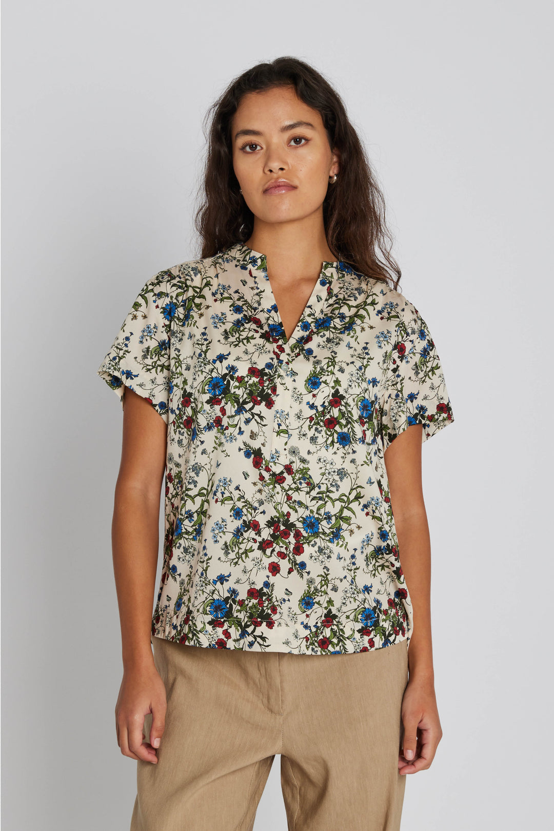 PBO PBOKila silkebluse BLOUSE 978 Multi color