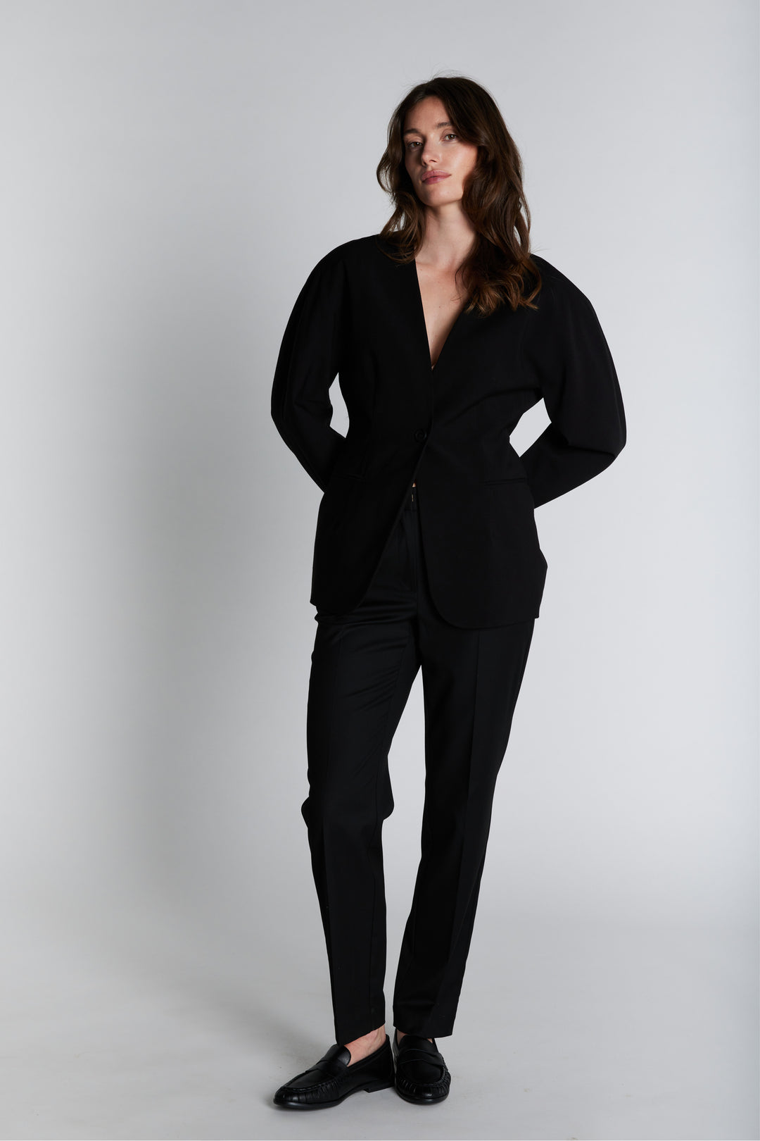PBO PBOKimonsa bukser TROUSERS Sort