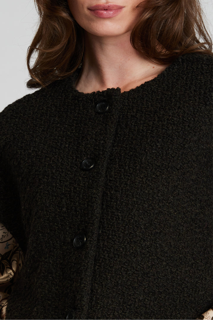 PBO PBOKonia vest WAISTCOATS 690 Dark brown