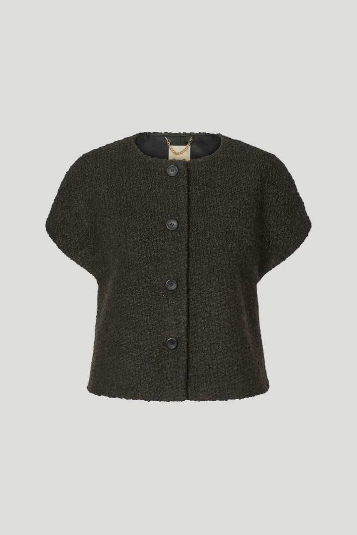 PBO PBOKonia vest WAISTCOATS 690 Dark brown