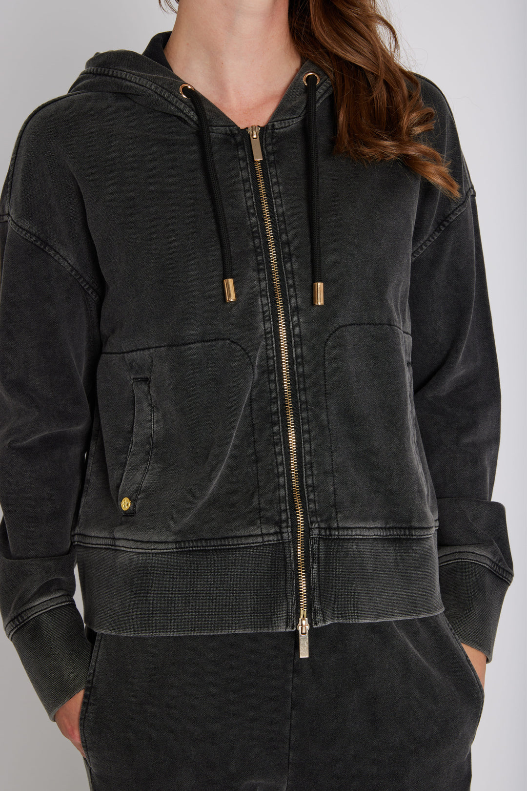 PBO PBOKonjo hættetrøje SWEATSHIRT Sort