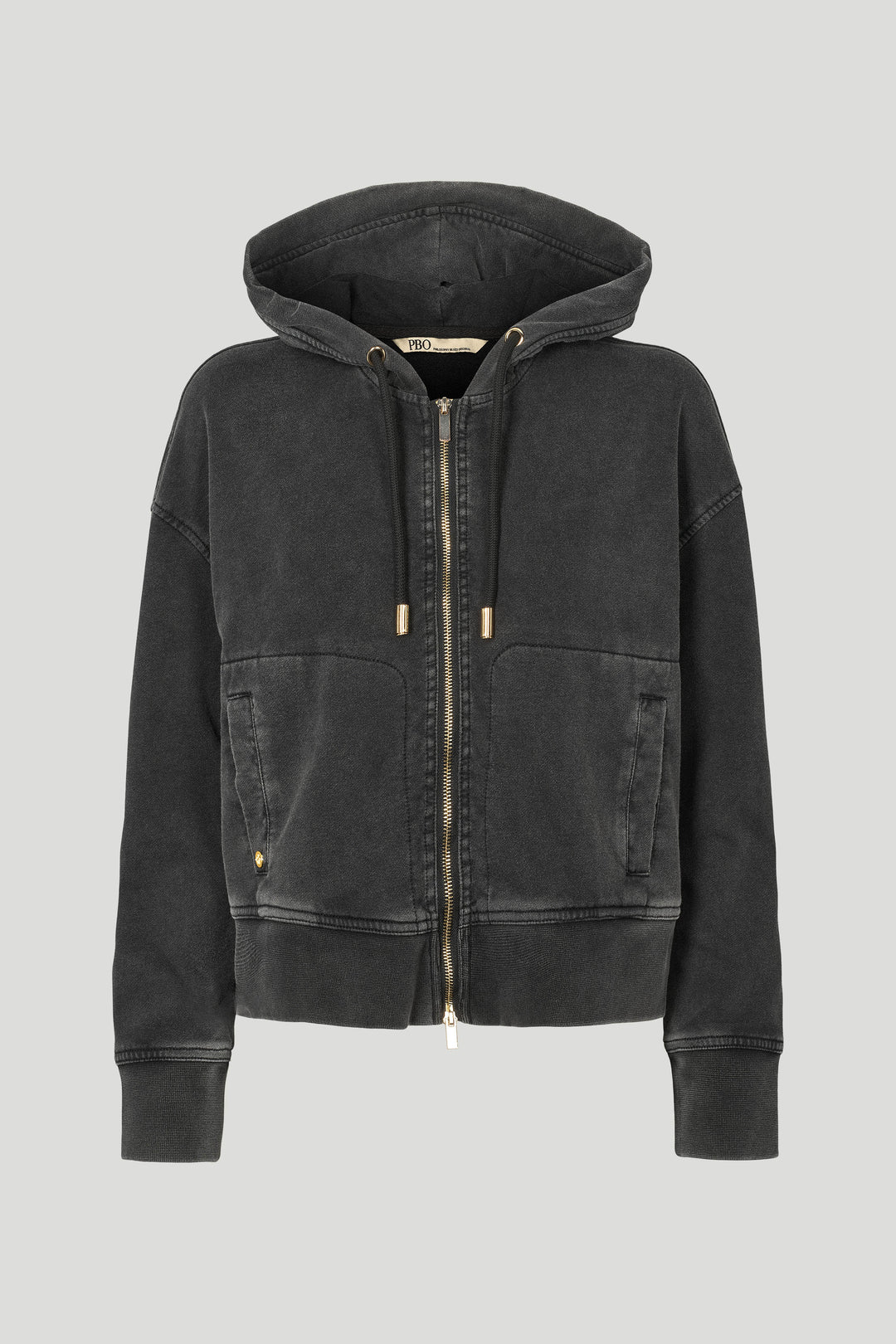 PBO PBOKonjo hættetrøje SWEATSHIRT Sort