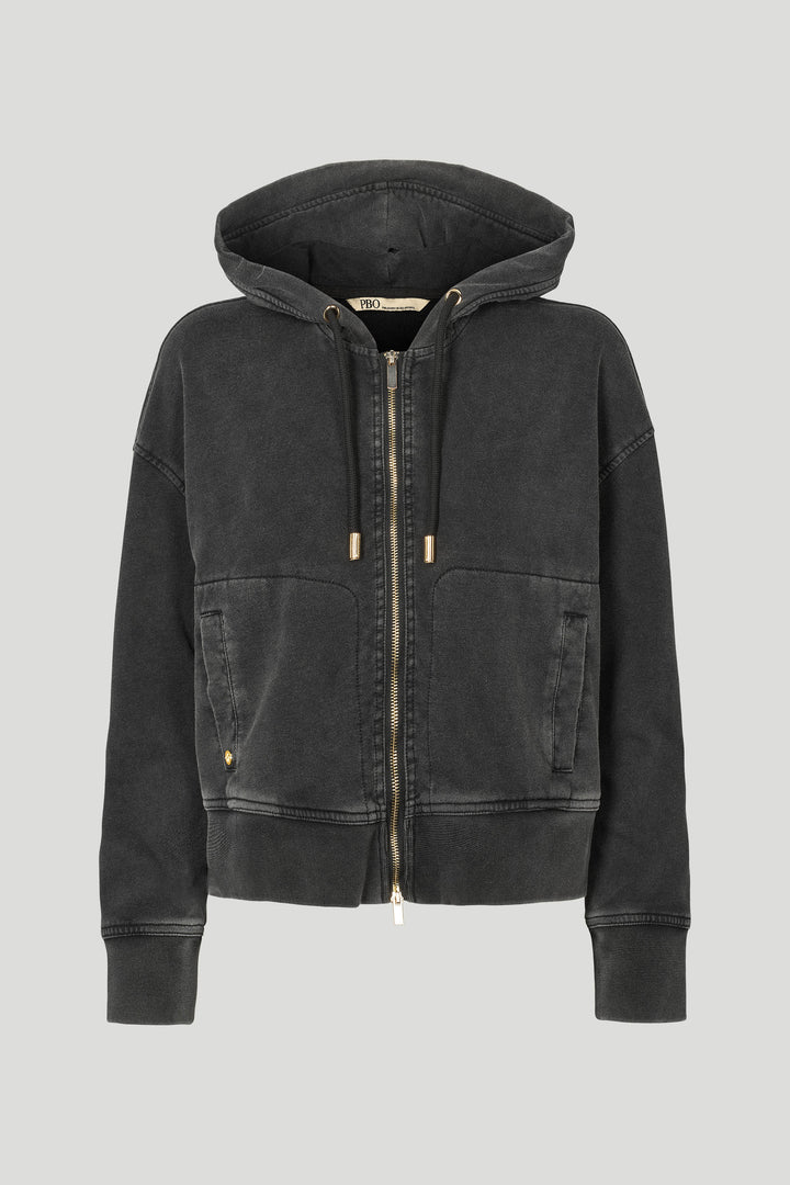 PBO PBOKonjo hættetrøje SWEATSHIRT Sort