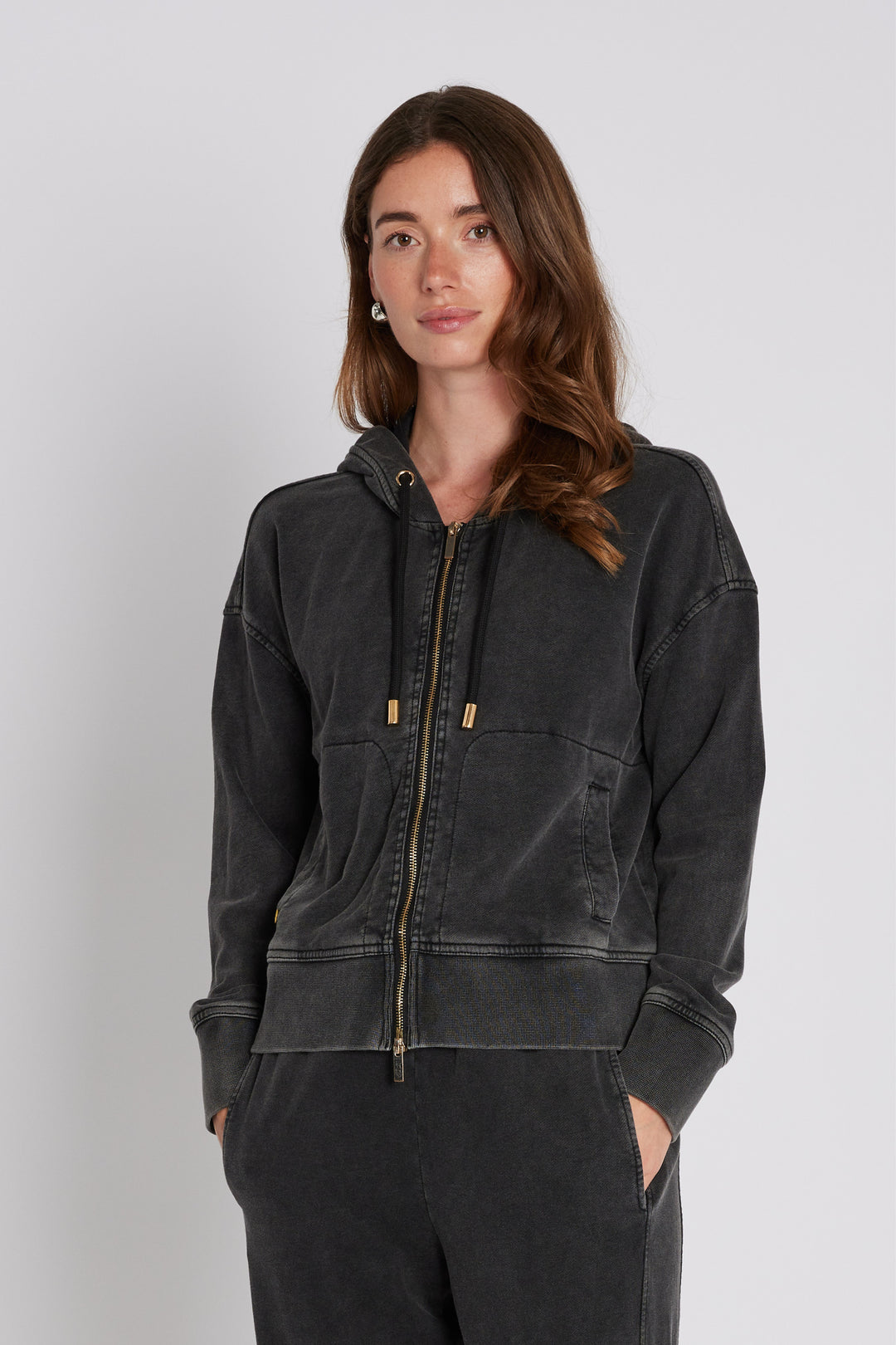 PBO PBOKonjo hættetrøje SWEATSHIRT Sort