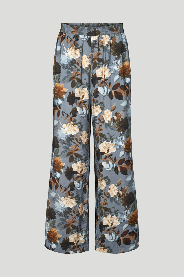 PBO PBOKono bukser TROUSERS 687 Dark flower print