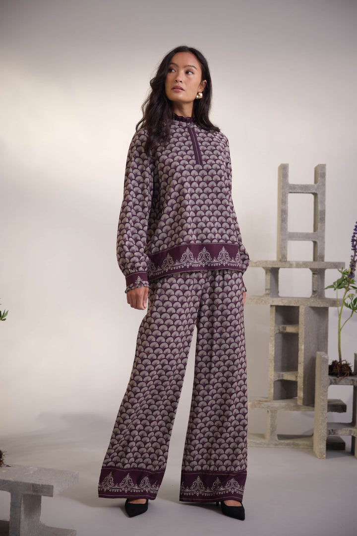 PBO PBOKono bukser TROUSERS 975 Deco print