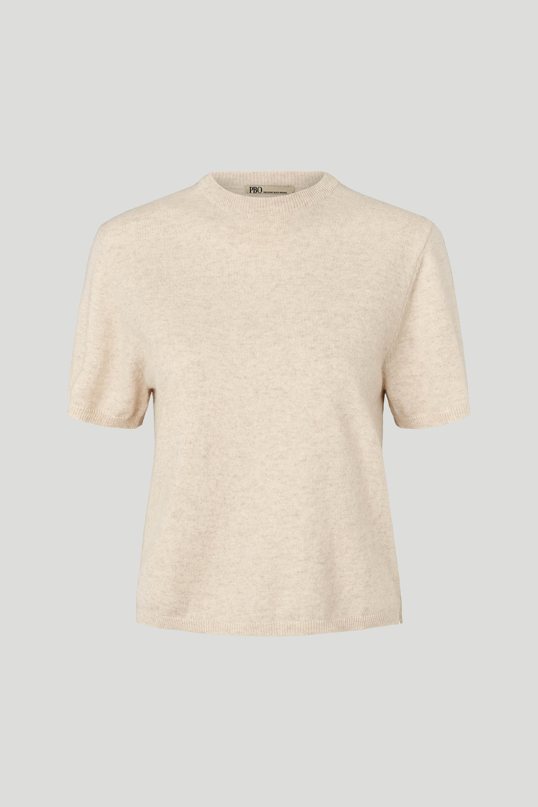 PBO PBOKonti strik T-shirt KNITWEAR 180 Off white melange